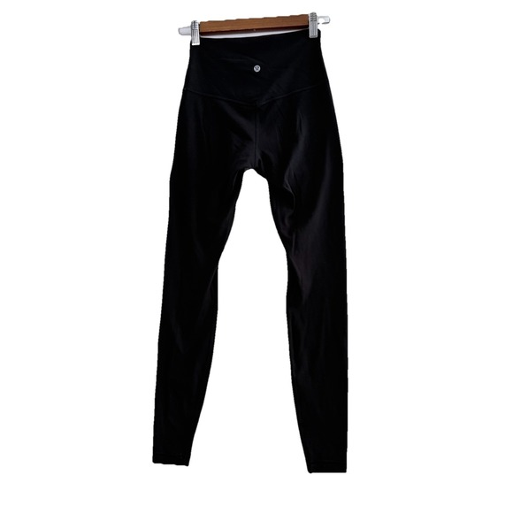Lululemon Align High-Rise 28" Leggings Black Nulu Size 4 - Picture 3 of 5